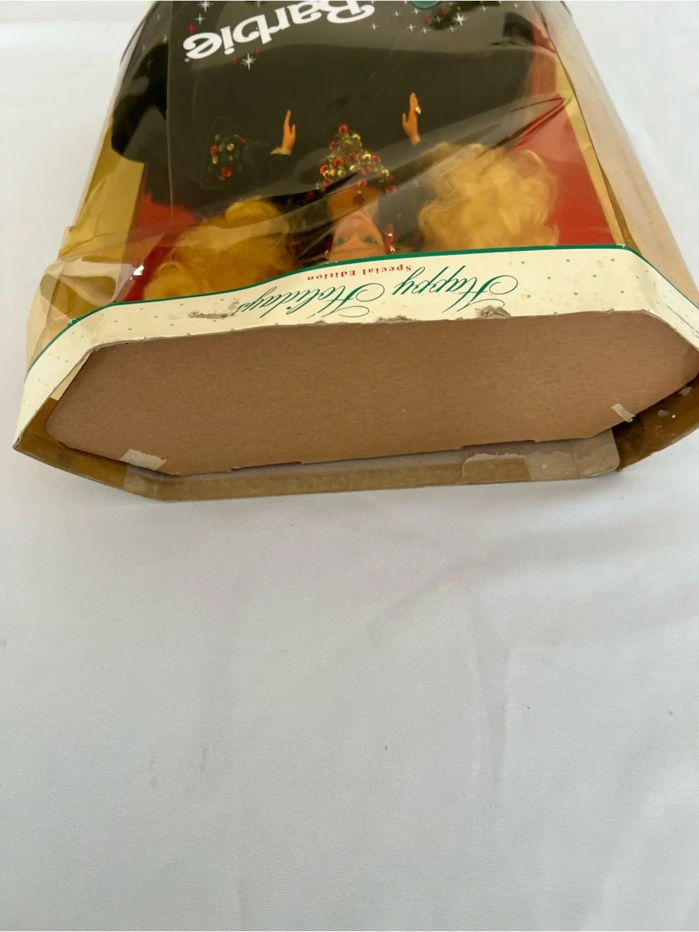 Vintage 1991 Happy Holidays Barbie Special Edition - Black & Red Holiday Gown